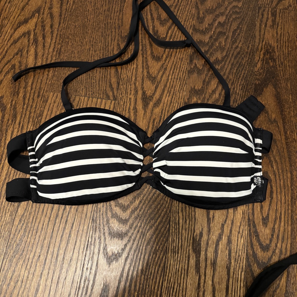 La Vie En Rose - bandeau bikini top - medium